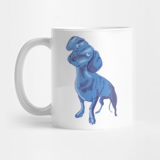 Blue dachshund Mug